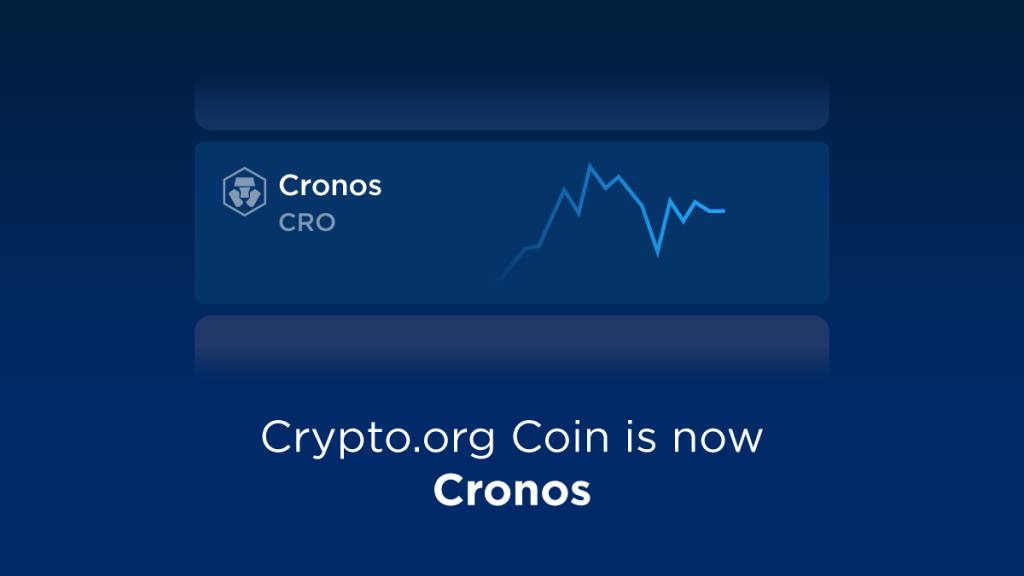 Crypto.com Coin Rebrands Name to CRONOS